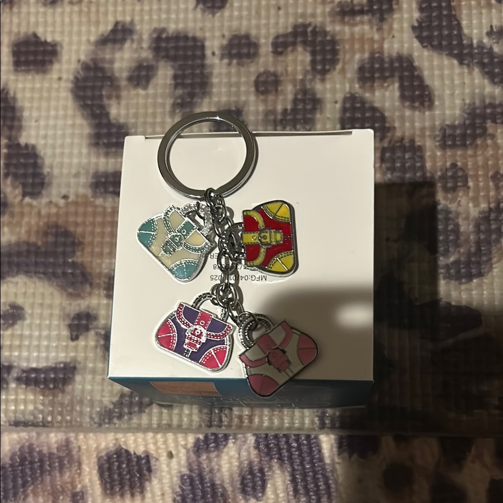 Colorful Handbag Charm Keychain - Picture 4 of 4